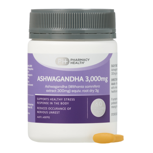 Pharmacy Health - Ashwagandha 3000mg 60 Tablets
