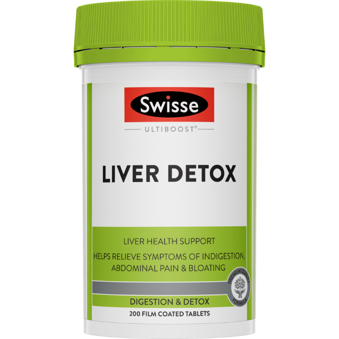 Swisse Ultiboost Liver Detox - 200 Tablets | Liver & Digestion Support