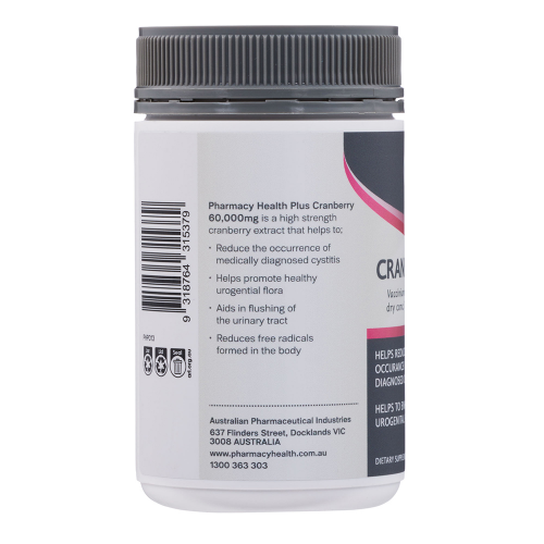 Pharmacy Health Plus+ Cranberry 60000mg 90 Capsules