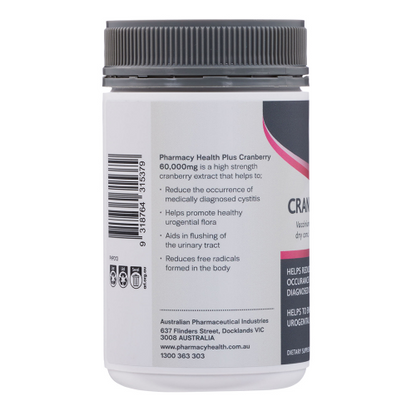 Pharmacy Health Plus+ Cranberry 60000mg 90 Capsules