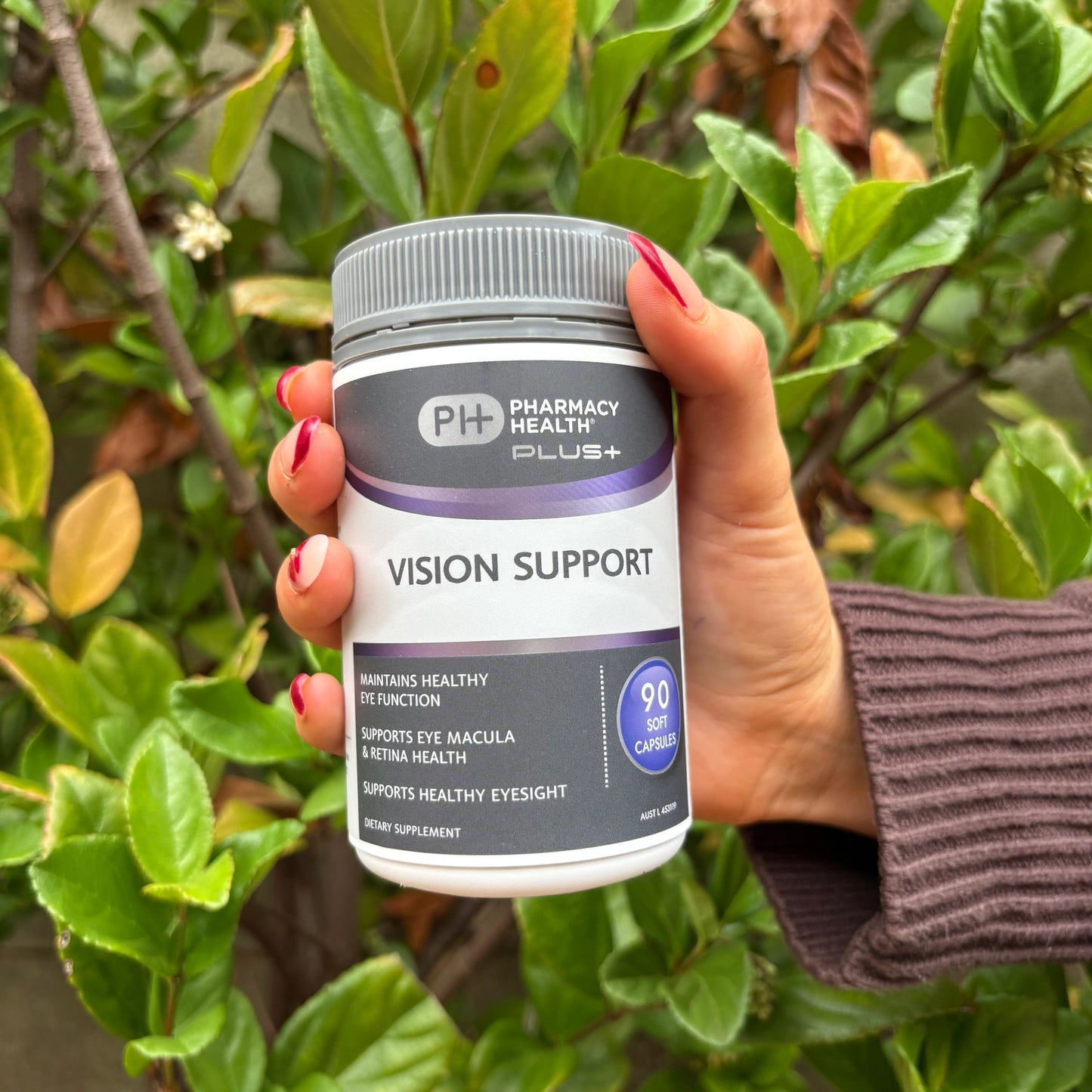 Pharmacy Health Plus+ Vision Support 90 Capsules