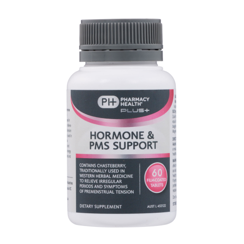 Pharmacy Health Plus+ Hormone & PMS Support 60 Tablets