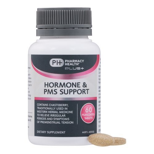 Pharmacy Health Plus+ Hormone & PMS Support 60 Tablets