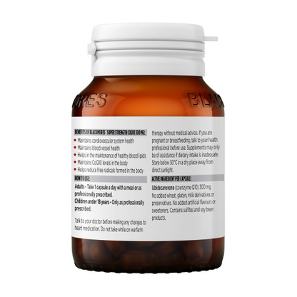 Blackmores Super Strength CoQ10 300mg 30 Capsules