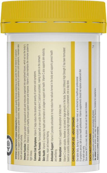 Swisse Ultiboost High Strength C 150 Tablets