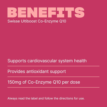 Swisse Ultiboost Co-Enzyme Q10 180 Capsules