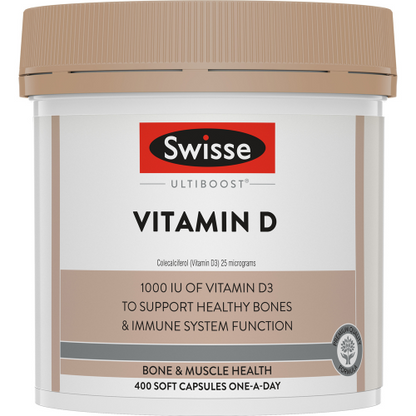 Swisse Ultiboost Vitamin D 400 Capsules