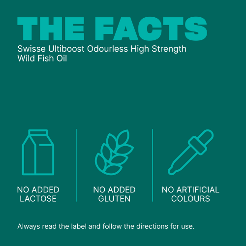 Swisse Ultiboost Odourless High Strength Wild Fish Oil 400 Capsules