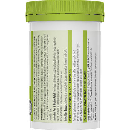 Swisse Ultiboost Liver Detox – 120 Tablets | Liver & Digestion Support
