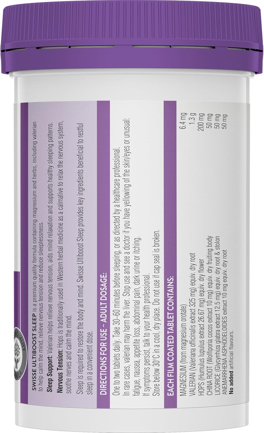 Swisse Ultiboost Sleep 100 Tablets