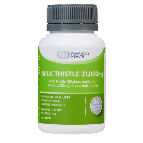 Pharmacy Health – Milk Thistle 21,000mg 60 Tablets