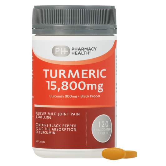 Pharmacy Health – Turmeric 15800mg 120 Tablets