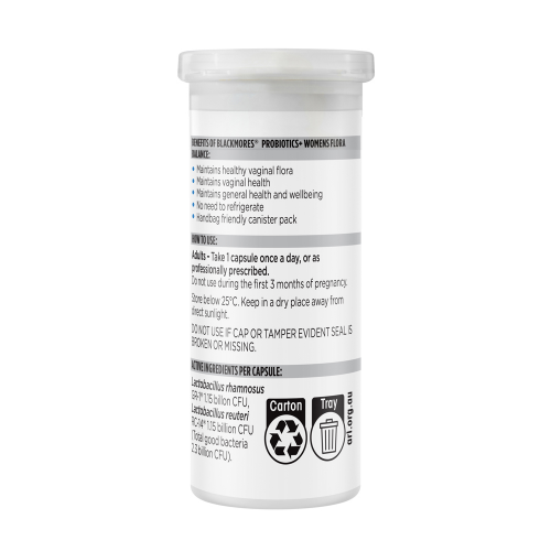 Blackmores Probiotics+ Women's Flora Balance 30 Capsules