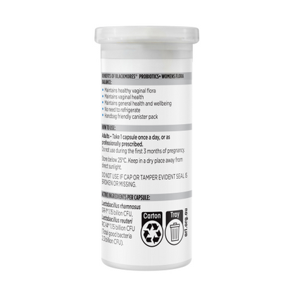 Blackmores Probiotics+ Women's Flora Balance 30 Capsules