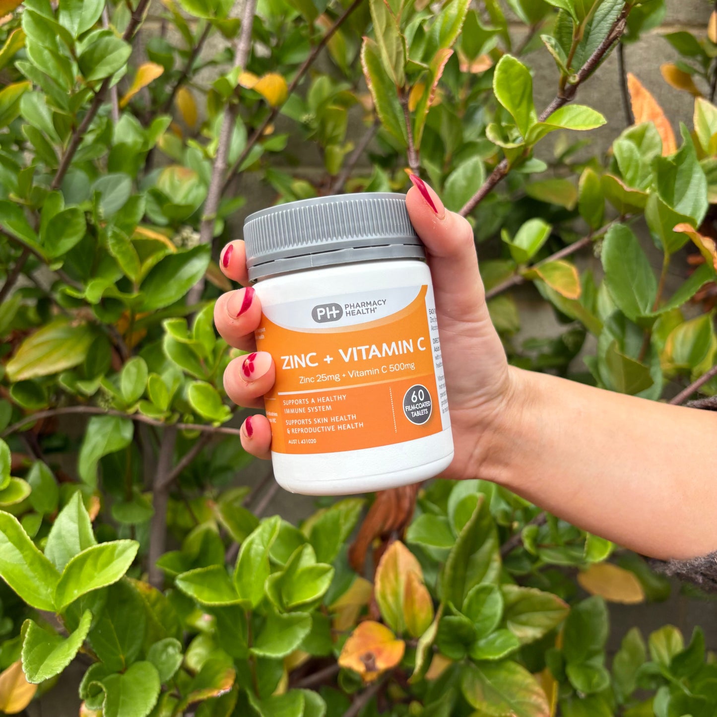 Pharmacy Health – Zinc + Vitamin C 60 Tablets